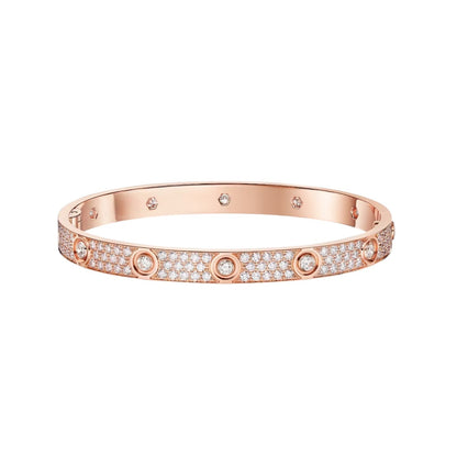 [⭐Luxery]LOVE BRACELET 6.1MM DIAMOND-PAVED 10 BIG DIAMONDS