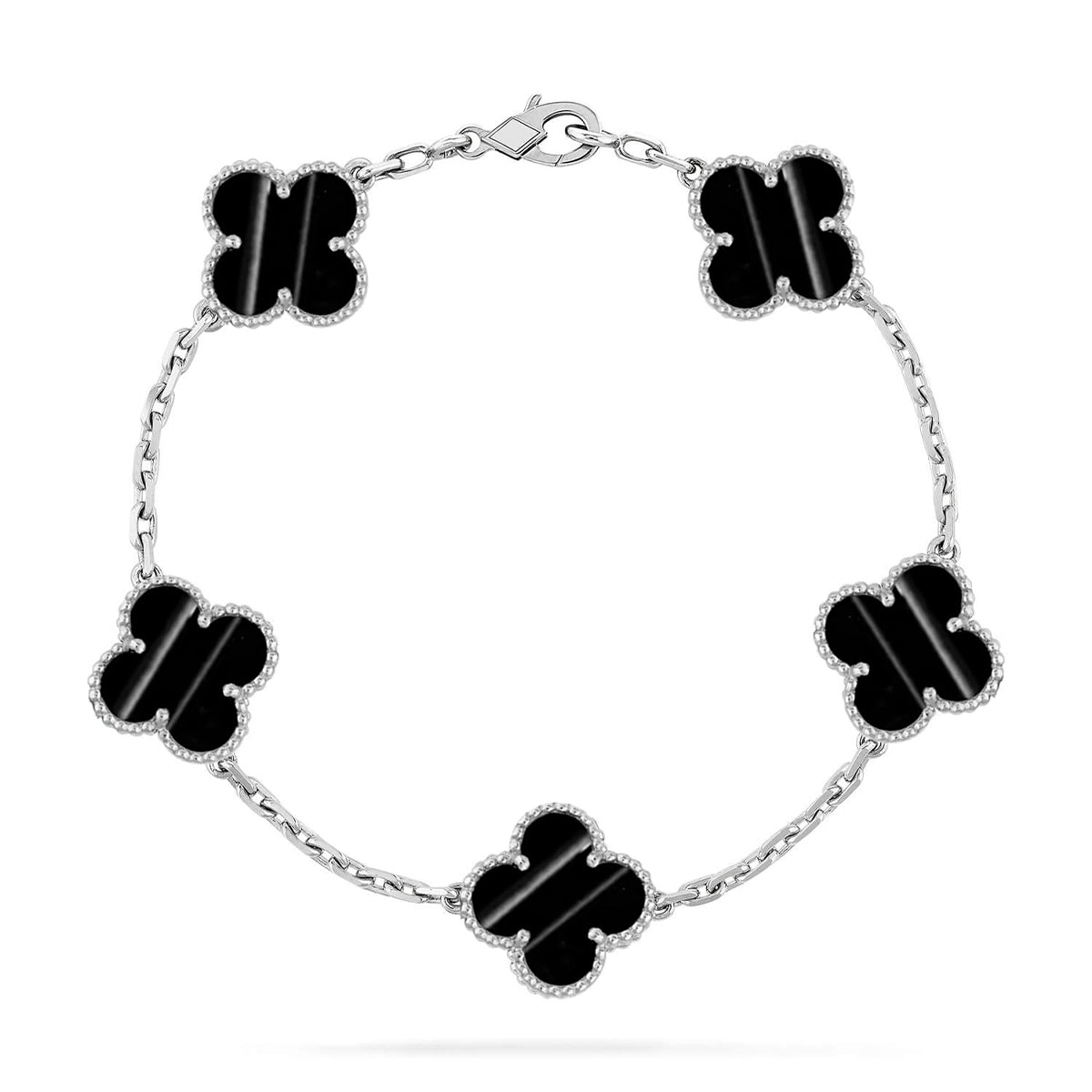 [⭐Luxery] CLOVER 5 MOTIF PULSAR STONE BRACELET COLLECTION