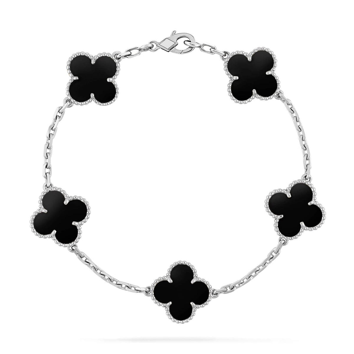 [⭐Luxery] CLOVER 5 MOTIF ONYXS BRACELET COLLECTION