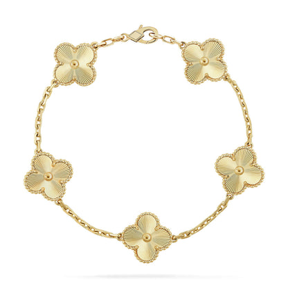 [⭐Luxery] CLOVER 5 MOTIF LASER BRACELET COLLECTION