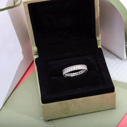 [⭐Luxery]PERLEE DIAMOND SILVER RING