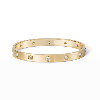 [⭐Luxery]LOVE BRACELET 6.1MM 10 DIAMONDS