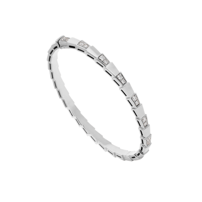 [⭐Luxery]SERPENTI BRACELET SILVER DIAMOND