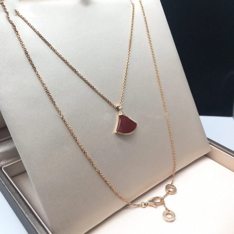 [⭐Luxery]DREAM NECKLACE CARNELIAN 1 DIAMOND