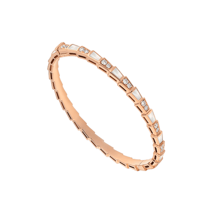 [⭐Luxery]SERPENTI BRACELET PINK GOLD MOP DIAMOND