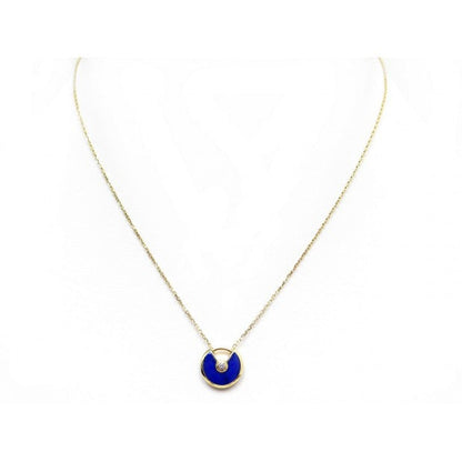 [⭐Luxery]AMULETTE ROSE GOLD AGATE NECKLACE