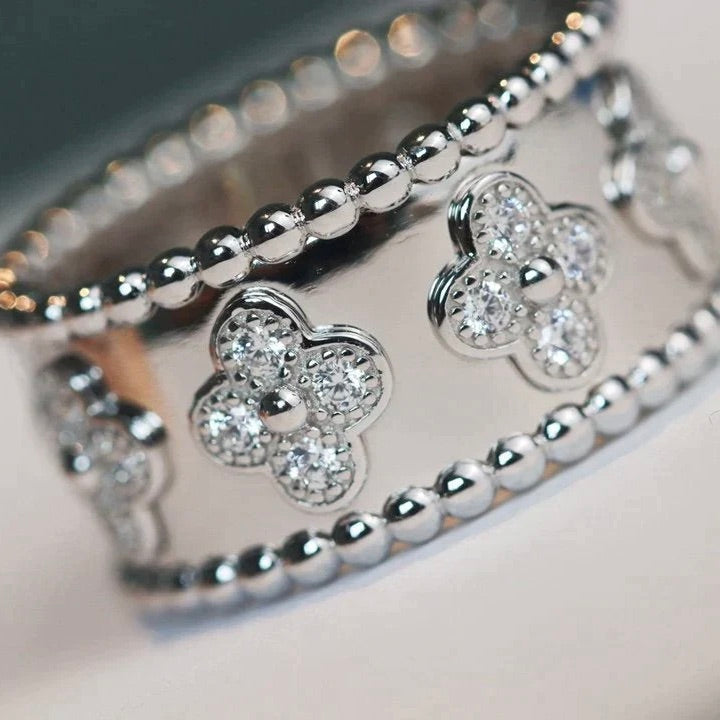 [⭐Luxery]CLOVER KALEIDOSCOPE RING 10MM