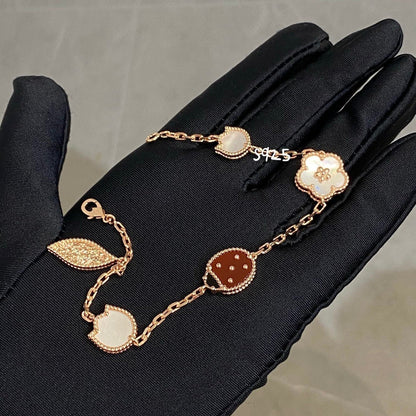 [⭐Luxery]LUCKY SPRING 5 MOTIF BRACELET