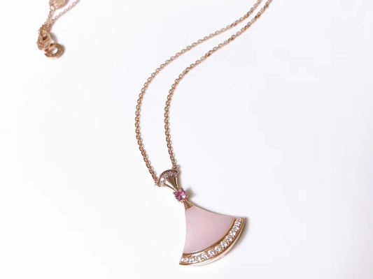 [⭐Luxery]DREAM NECKLACE PINK MOP DIAMOND