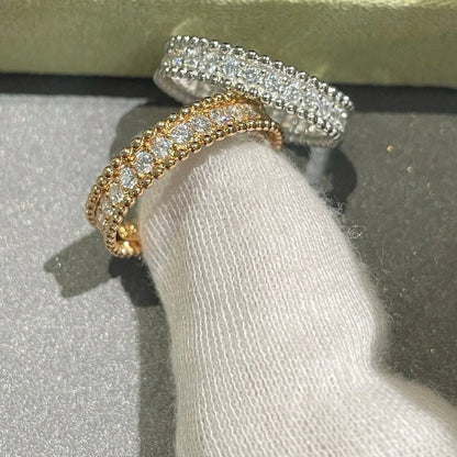 [⭐Luxery]PERLEE DIAMOND ROSE GOLD RING