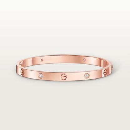 [⭐Luxery]LOVE BRACELET 4.8MM 4 DIAMONDS