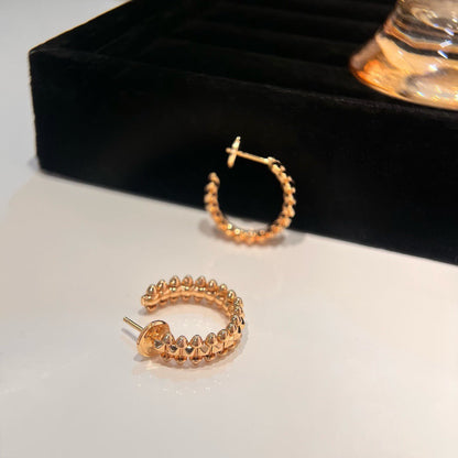 [⭐Luxery]CLASH SMALL HOOP EARRINGS