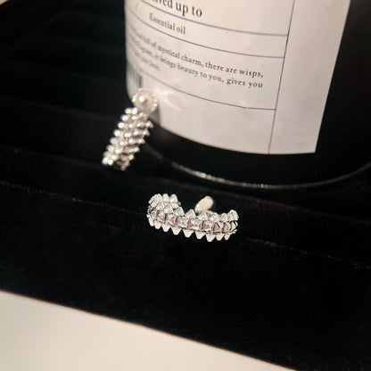 [⭐Luxery]CLASH SMALL HOOP EARRINGS