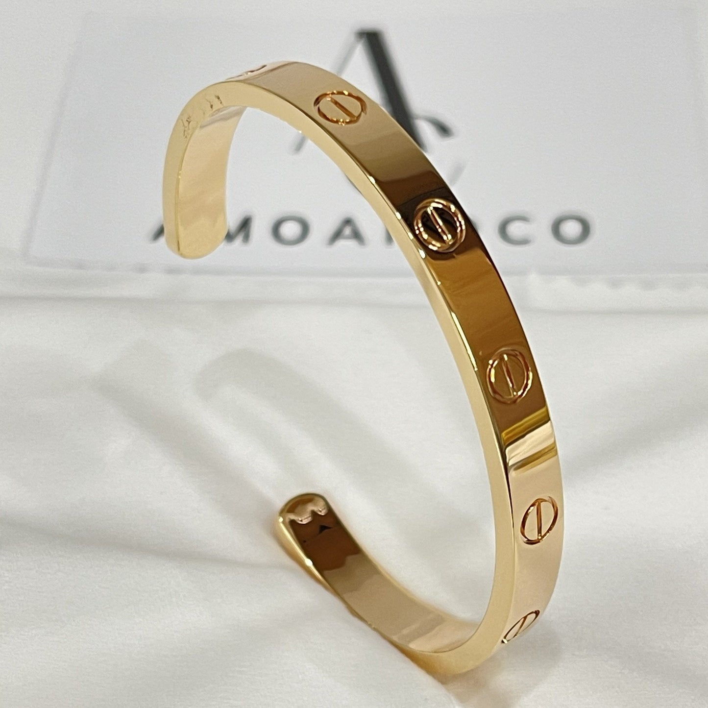 [⭐Luxery]LOVE BRACELET 6.1MM OPEN CUFF