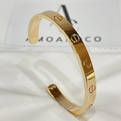 [⭐Luxery]LOVE BRACELET 6.1MM OPEN CUFF