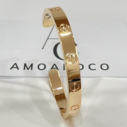 [⭐Luxery]LOVE BRACELET 6.1MM OPEN CUFF