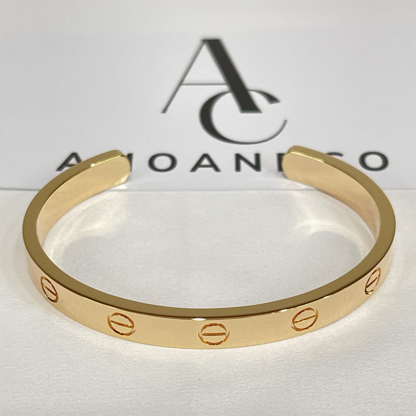 [⭐Luxery]LOVE BRACELET 6.1MM OPEN CUFF