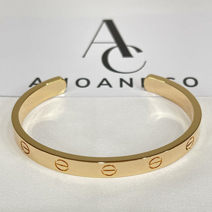 [⭐Luxery]LOVE BRACELET 6.1MM OPEN CUFF