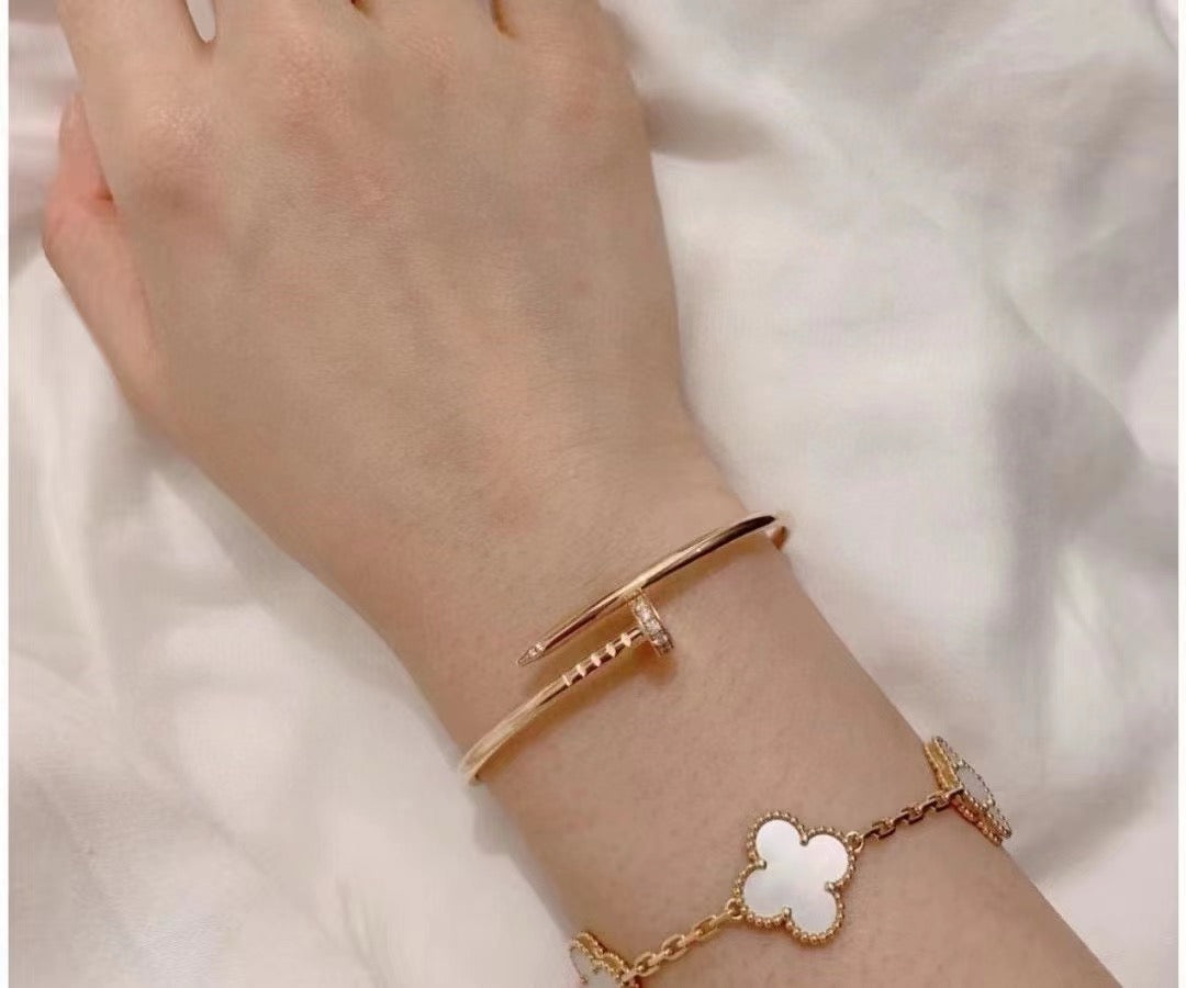 [⭐Luxery]JUSTE BRACELET 2.5MM DIAMONDS