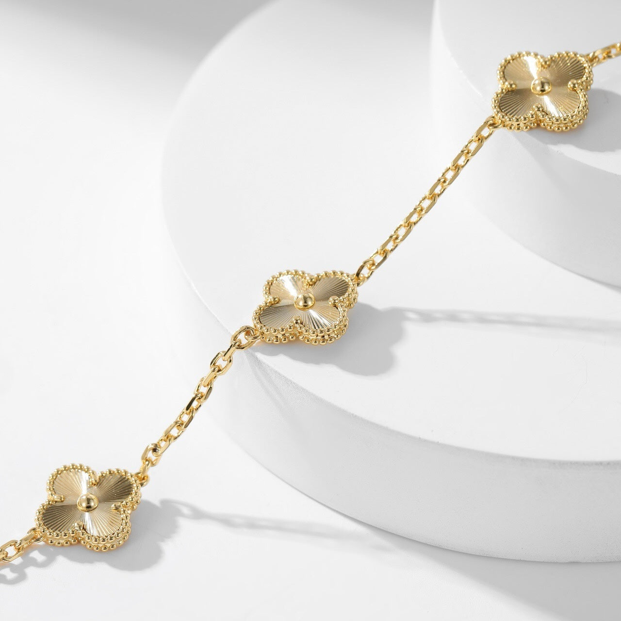 [⭐Luxery]CLOVER 10 MOTIFS LASER NECKLACE