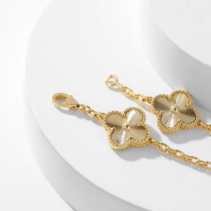 [⭐Luxery]CLOVER 10 MOTIFS LASER NECKLACE