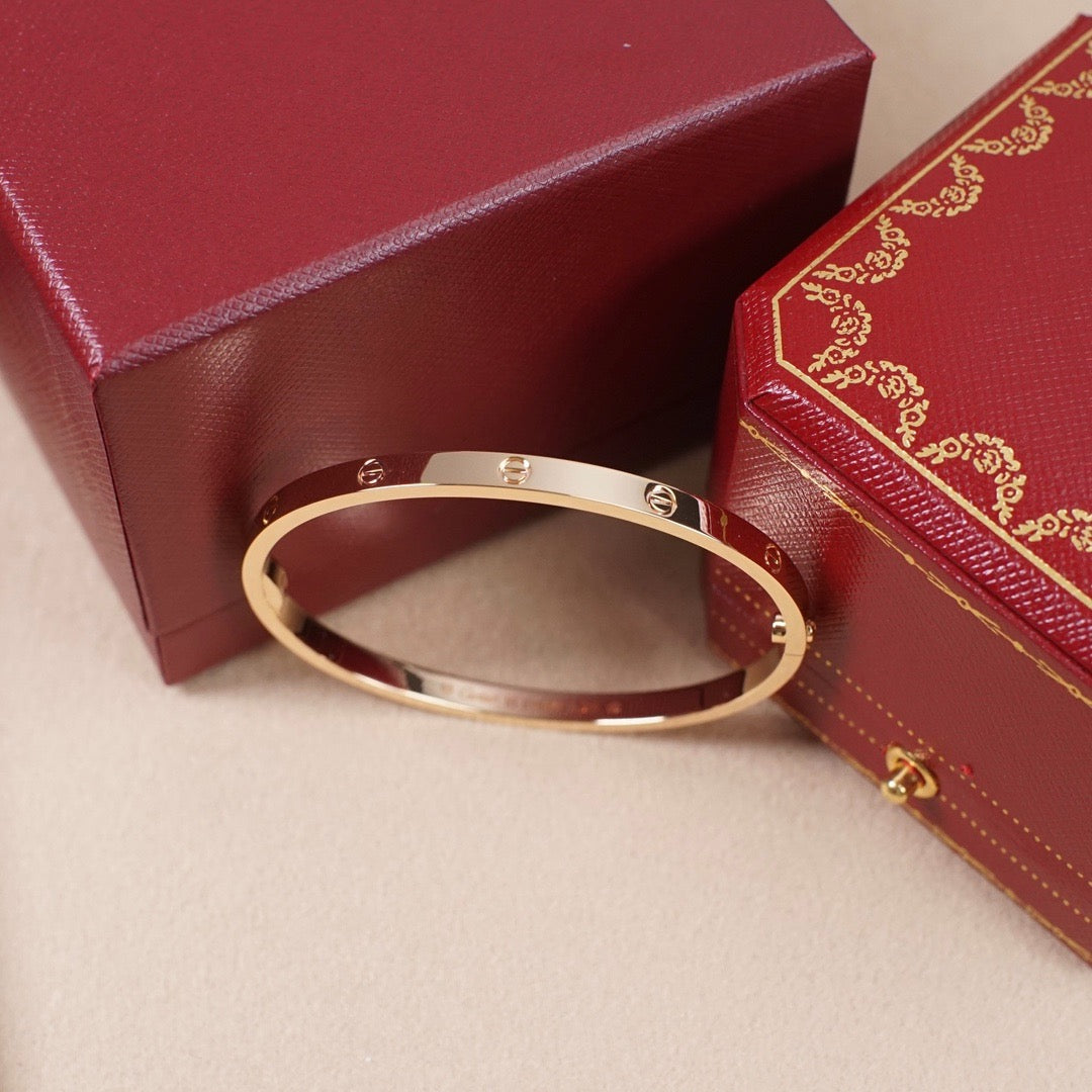[⭐Luxery]LOVE BRACELET 3.65MM NO DIAMONDS