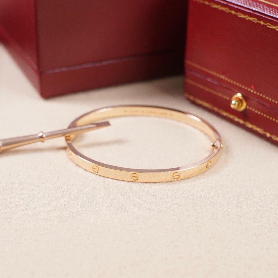 [⭐Luxery]LOVE BRACELET 3.65MM NO DIAMONDS