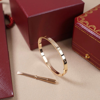[⭐Luxery]LOVE BRACELET 3.65MM NO DIAMONDS
