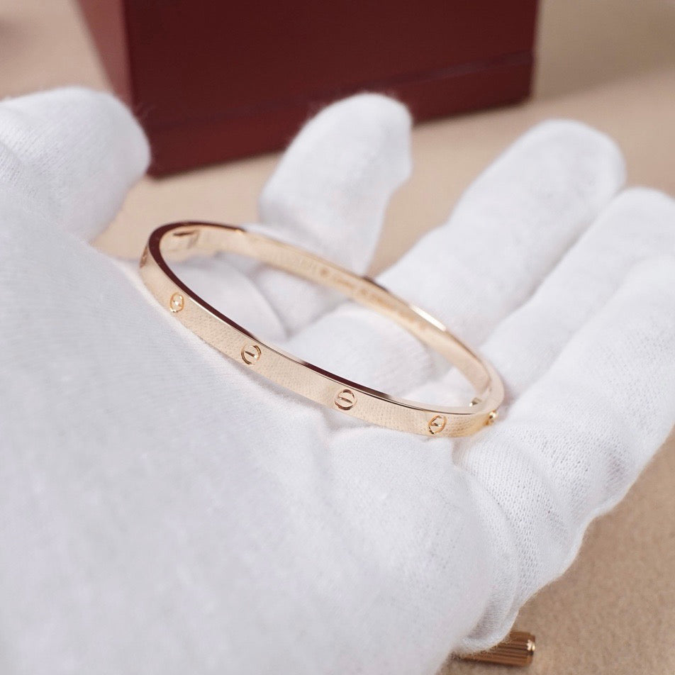 [⭐Luxery]LOVE BRACELET 3.65MM NO DIAMONDS
