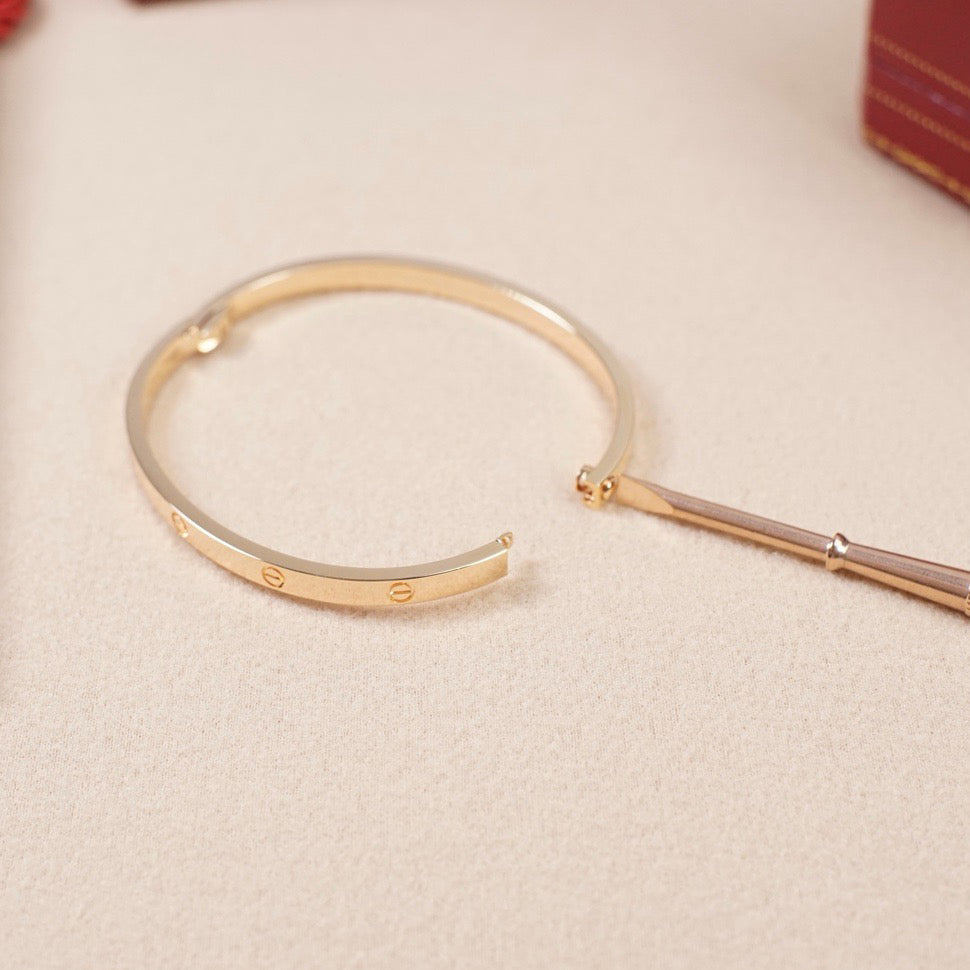 [⭐Luxery]LOVE BRACELET 3.65MM NO DIAMONDS