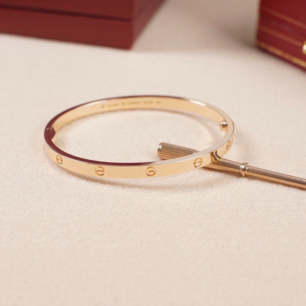 [⭐Luxery]LOVE BRACELET 3.65MM NO DIAMONDS
