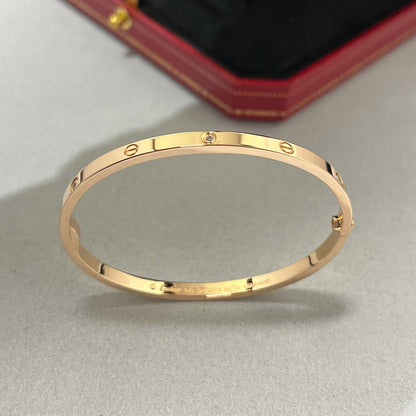 [⭐Luxery]LOVE BRACELET 3.65MM 6 DIAMONDS