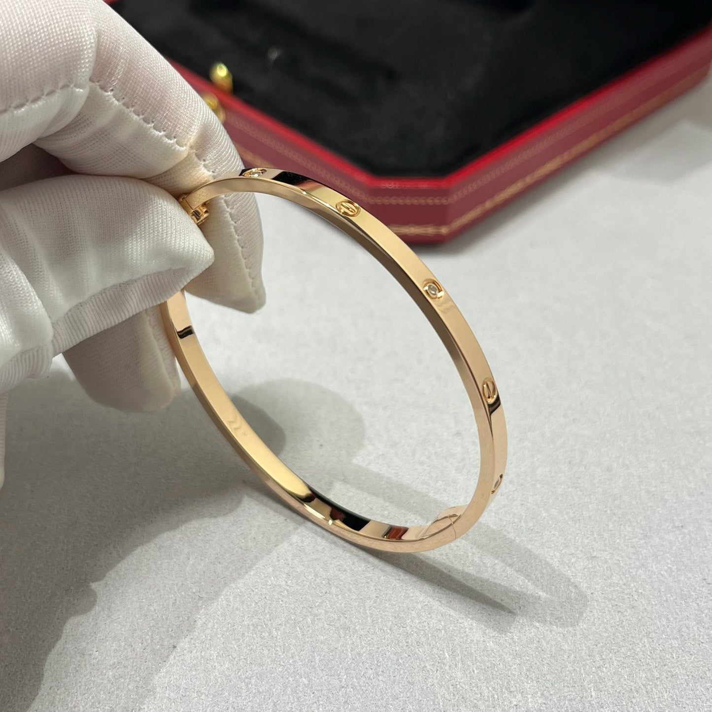 [⭐Luxery]LOVE BRACELET 3.65MM 6 DIAMONDS