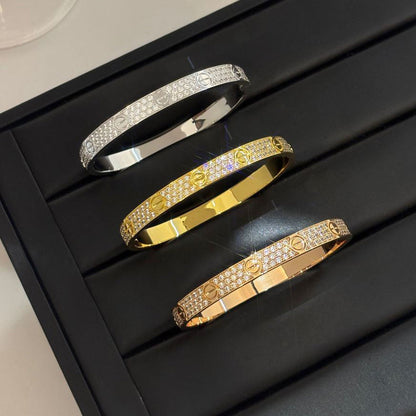 [⭐Luxery]LOVE BRACELET 6.1MM DIAMOND-PAVED
