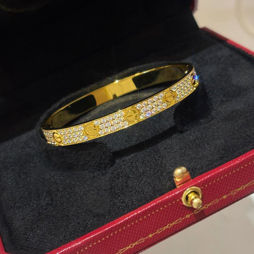 [⭐Luxery]LOVE BRACELET 6.1MM DIAMOND-PAVED