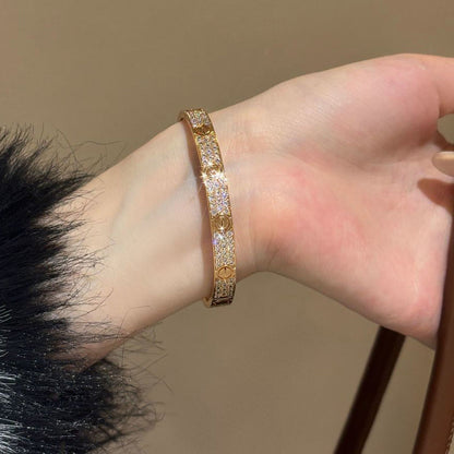 [⭐Luxery]LOVE BRACELET 6.1MM DIAMOND-PAVED