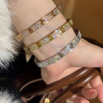 [⭐Luxery]LOVE BRACELET 6.1MM DIAMOND-PAVED