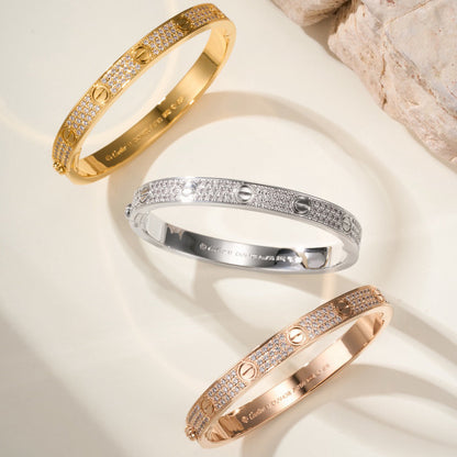 [⭐Luxery]LOVE BRACELET 6.1MM DIAMOND-PAVED