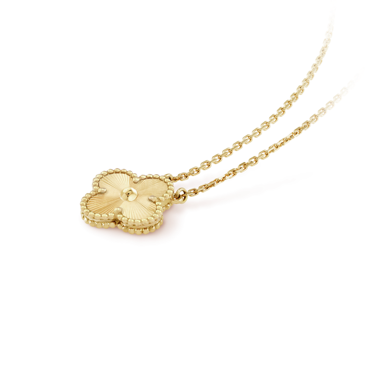[⭐Luxery]CLOVER 15MM LASER NECKLACE