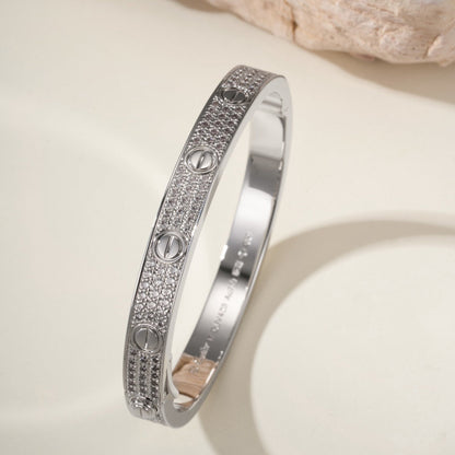 [⭐Luxery]LOVE BRACELET 6.1MM DIAMOND-PAVED