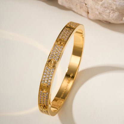 [⭐Luxery]LOVE BRACELET 6.1MM DIAMOND-PAVED