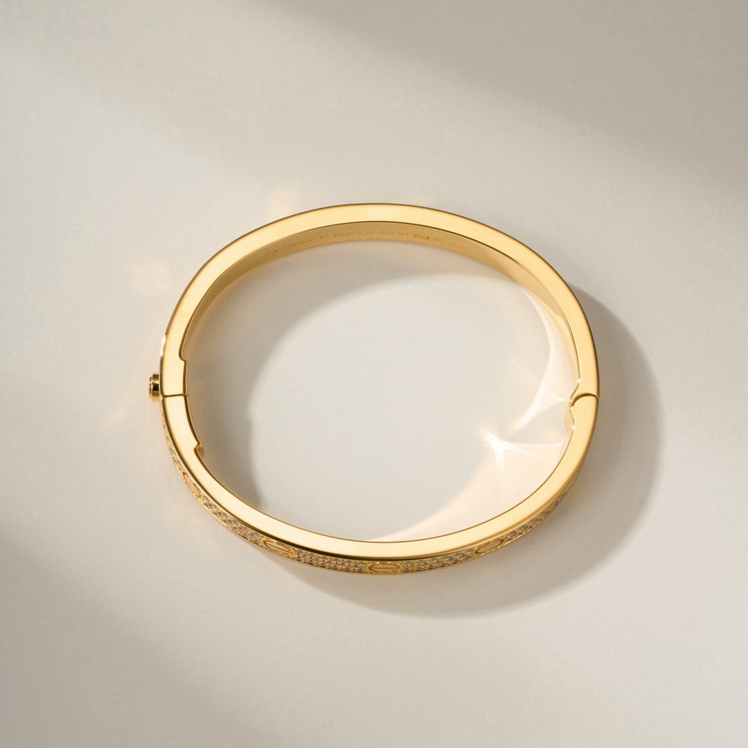 [⭐Luxery]LOVE BRACELET 6.1MM DIAMOND-PAVED