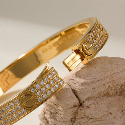 [⭐Luxery]LOVE BRACELET 6.1MM DIAMOND-PAVED