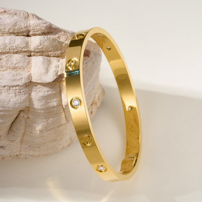 [⭐Luxery]LOVE BRACELET 6.1MM 4 DIAMONDS