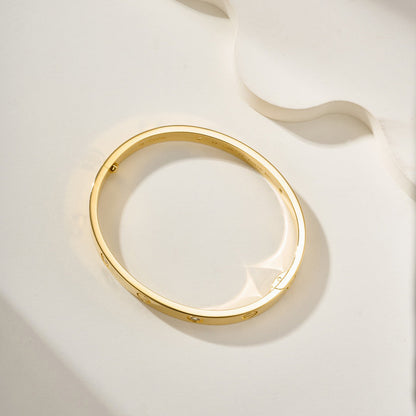 [⭐Luxery]LOVE BRACELET 6.1MM 4 DIAMONDS