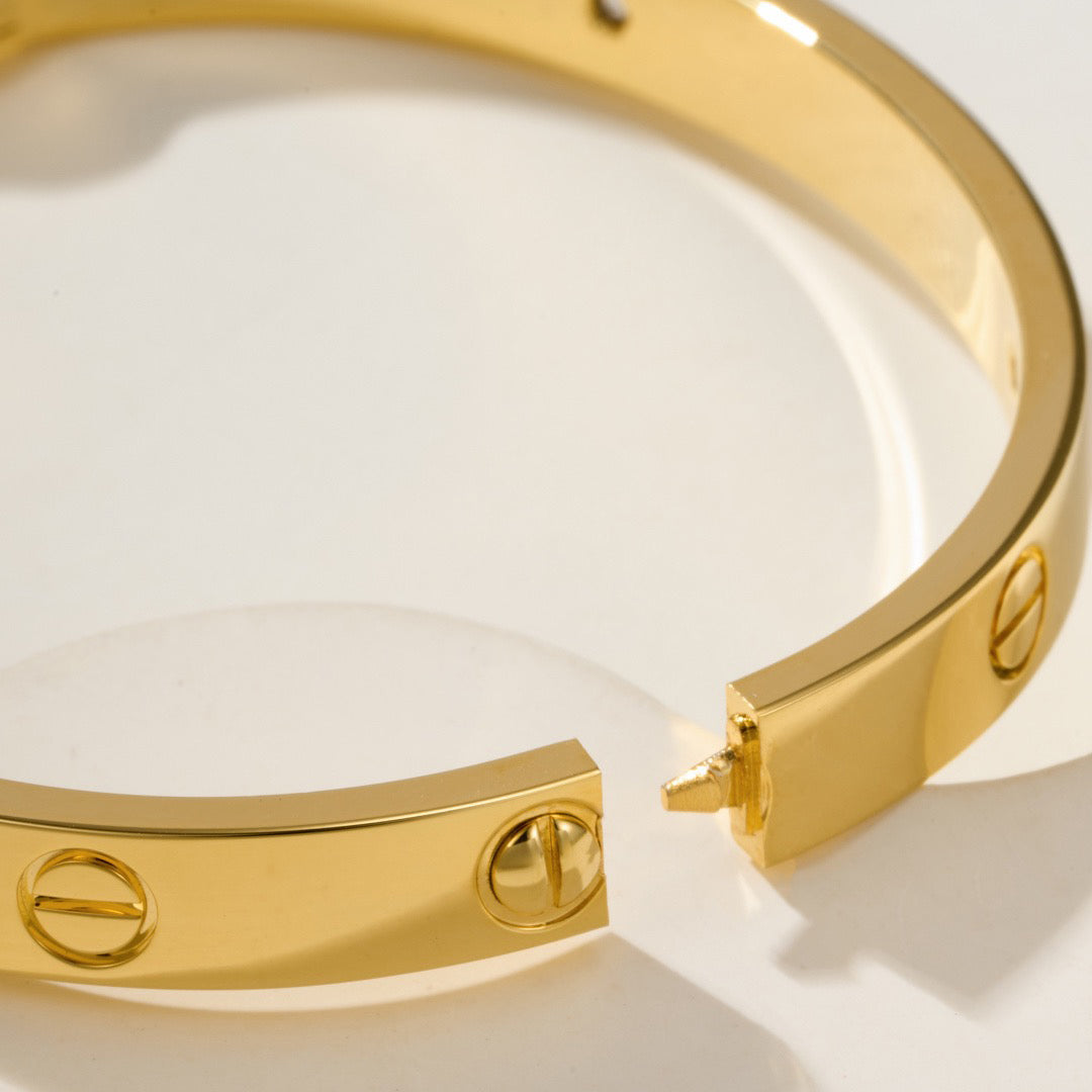 [⭐Luxery]LOVE BRACELET 6.1MM 4 DIAMONDS