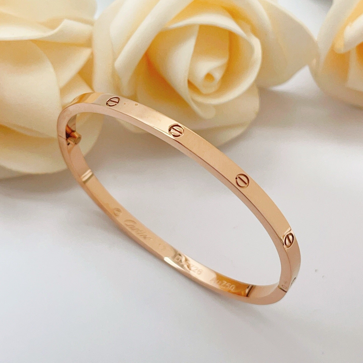 [⭐Luxery]LOVE BRACELET 3.65MM NO DIAMONDS