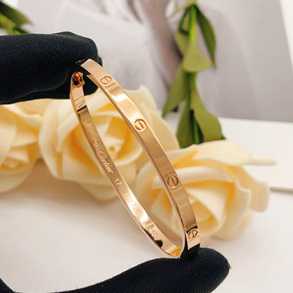 [⭐Luxery]LOVE BRACELET 3.65MM NO DIAMONDS