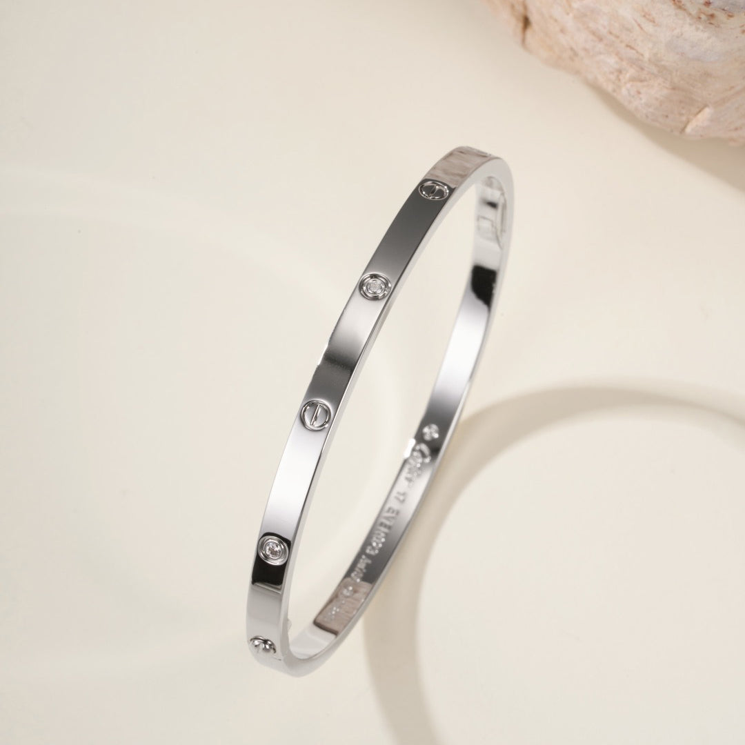 [⭐Luxery]LOVE BRACELET 3.65MM 6 DIAMONDS