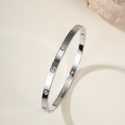 [⭐Luxery]LOVE BRACELET 3.65MM 6 DIAMONDS